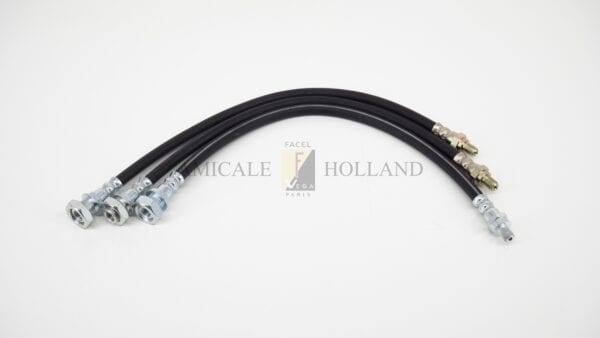 Set (3) brake hoses Facel II  (one side outside thread/ other side inside thread